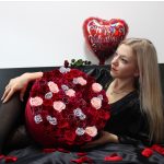 LED világítású Akryl dobozos 80 szálas Örök Rózsa box / Forever rose box - VÁLOGATÁS