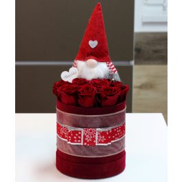 Örök rózsa / Forever Rose "Kis Manó" - VÖRÖS