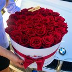 Örök rózsa / Forever Rose Nagy Box henger díszdobozban VÖRÖS