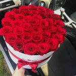 Örök rózsa / Forever Rose Nagy Box henger díszdobozban VÖRÖS