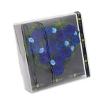 Plastic dobozos SZÍV formájú Örök Rózsa box / Forever rose box - Kék