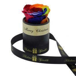   Örök rózsa / Forever rose exkluzív henger díszdobozban - Rainbow