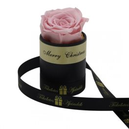   Örök rózsa / Forever rose exkluzív henger díszdobozban - Rózsaszín