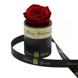   Örök rózsa / Forever rose exkluzív henger díszdobozban - Piros