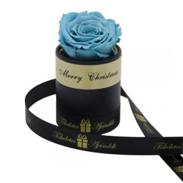   Örök rózsa / Forever rose exkluzív henger díszdobozban - Világoskék