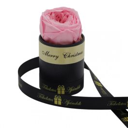   Örök rózsa / Forever rose exkluzív henger díszdobozban - Garden Rose rózsaszín